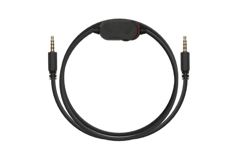 kwmobile Kopfhörerkabel für Alienware AW920H / AW720H / AW310H / AW510H / AW988 Audio-Kabel, (8,00 cm), Ersatz Kabel 100 cm Mikrofon Lautstärkeregler - 3.5mm Klinke von kwmobile