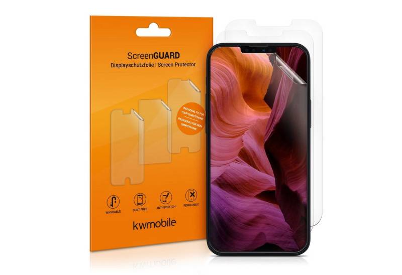 kwmobile Schutzfolie für Apple iPhone 13 mini, (1-St), klare Displayschutzfolie Displayschutz transparent Schutzfolie von kwmobile