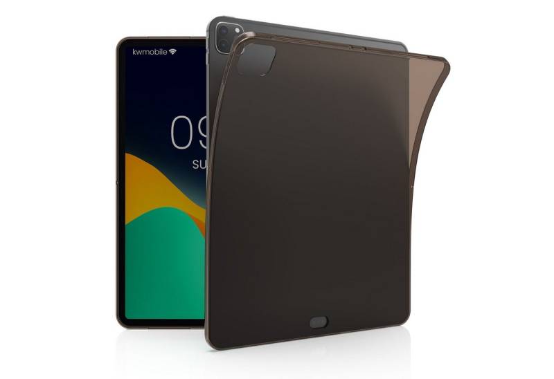 kwmobile Tablet-Hülle Hülle für Apple iPad Pro 12,9" (2018,2020,2021), Silikon Case transparent - Tablet Cover Tablethülle gummiert von kwmobile