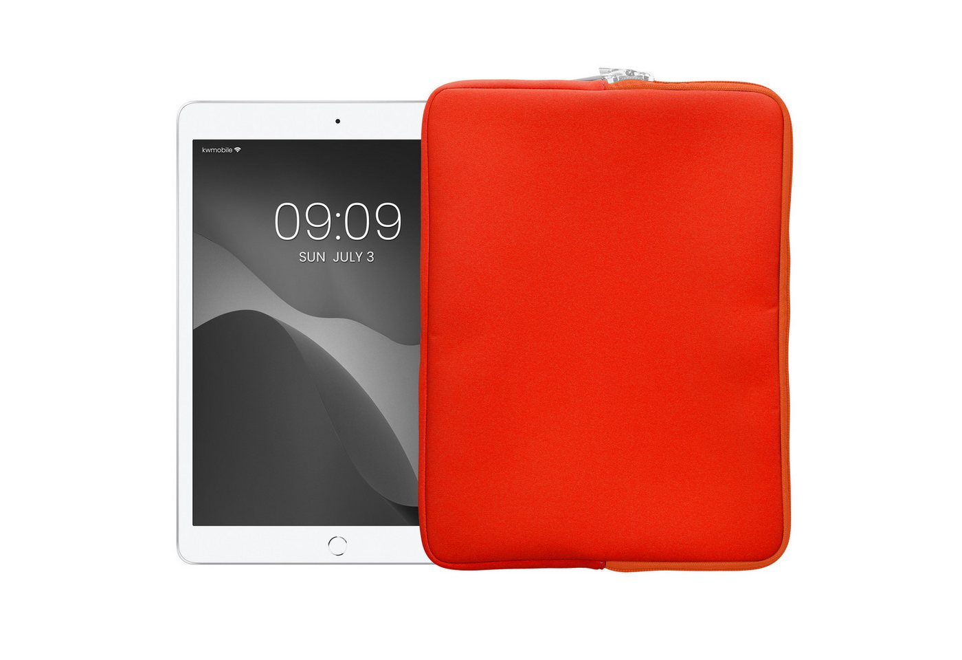 kwmobile Tablet-Hülle Tablet Hülle für 12,4"-12,9" Tablet, Universal Neopren Tasche Cover Case - Schutzhülle Sleeve in Orange von kwmobile