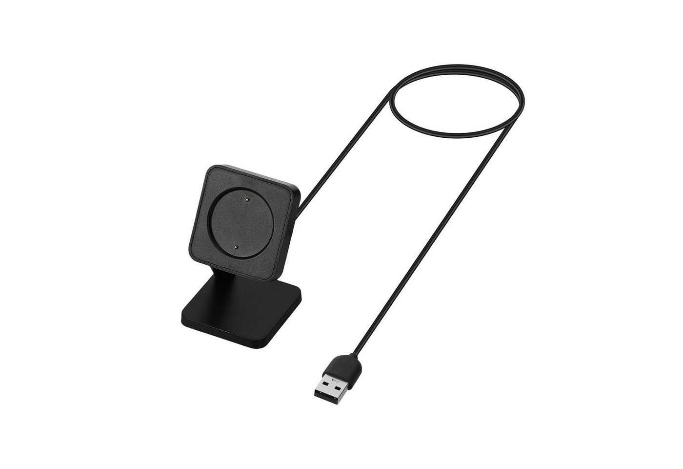 kwmobile USB Ladegerät für Huami Amazfit GTS 4 / GTR 4 / GTR 4 Pro Smartphone-Ladegerät (1-tlg., USB Kabel Charger Stand - Smart Watch Ladestation - Standfunktion) von kwmobile