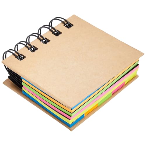 Kombination Sticky Note Hard Covers HINWEIS KÖRPE SMETE SPIRAUS Notizbuch Memo Pad School Office Supplies Für Schüler von kwoifioy