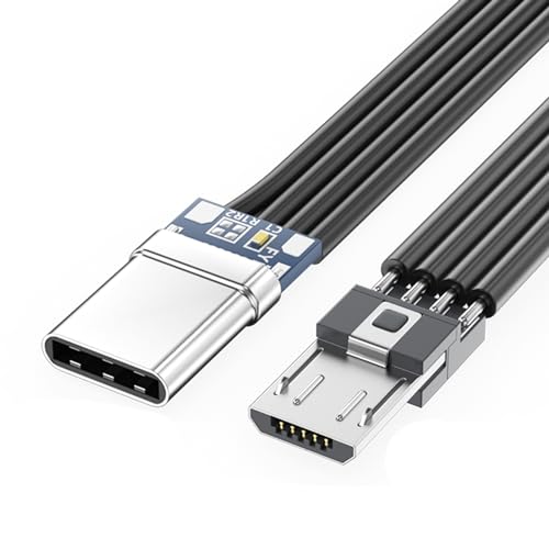 kwoifioy KurzmikroUSB Bis USBC Kabel USBC MicroUSB 480Mbit / S Typec Zu MicroUSB Kabel Für Handy Laptops von kwoifioy