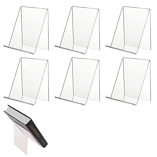 Acryl Buchständer transparent, 6 Stück Display Staffelei Ständer, Präsentation von Bilderalben, zur Präsentation von Bilderalben, Büchern, Notenblättern, Notizbüchern, Kunstwerken, CDs, etc. von kyaoayo