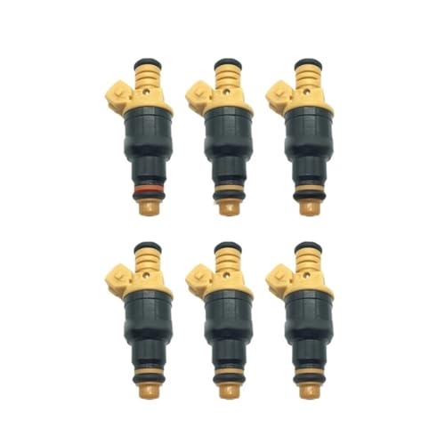 0280150702 Kraftstoffinjektoren kompatibel for Alfa Romeo 155 156 164 2,5 3,0 V6 24V Autozubehör(6PCS) von laiyonggr