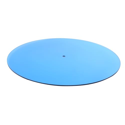 lehua 300 mm X 3 mm Vinyl-Schallplattenunterlage, Acryl-Plattenspielermatte für Phonographen, Plattenspieler, Vinyl, Antistatisch, Praktisch, für Disc-Player, LP-Matte B von lehua