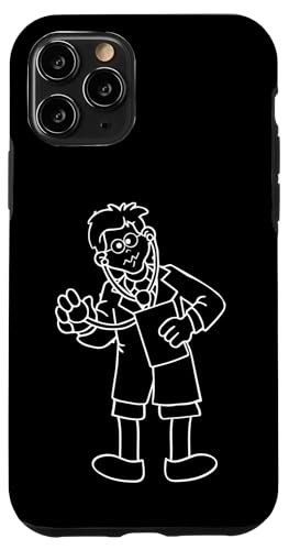 Lustiger Arzt – Mit Brille, Stethoskop & Diagnose-Zettel! Hülle für iPhone 11 Pro von lustige berufsmotive comic