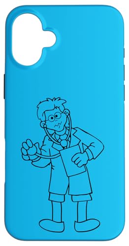 Lustiger Arzt – Mit Brille, Stethoskop & Diagnose-Zettel! Hülle für iPhone 16 Plus von lustige berufsmotive comic