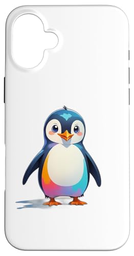 Hülle für iPhone 16 Plus lustiges Penguin-Kostüm für Arktis- und Antarktis-Fans von lustiger Pinguin für Antarktis und Polar Fans