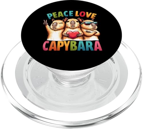 süßes Capybara-Kostüm für Capybara Fans PopSockets PopGrip für MagSafe von lustiges Haustier Design für Capybara Fans