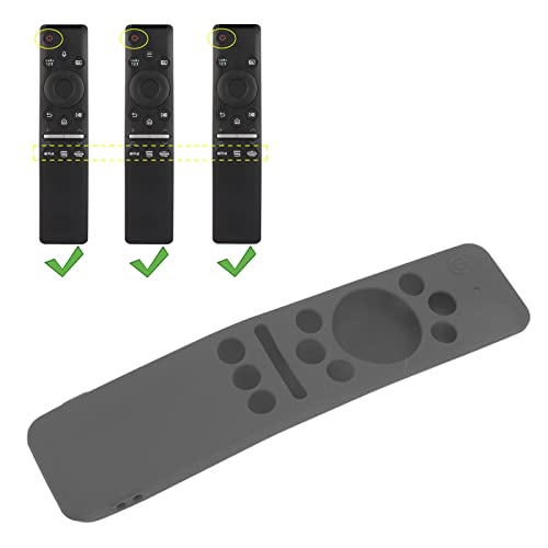 lvifloae TV-Stick-Schutzhülle, Silikon-Schutzhülle für Smart TV-Fernbedienung 01259E 1259B 1312A 1312B, Fernbedienung, stoßfest, rutschfest (Grau) von lvifloae