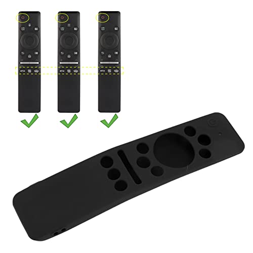 lvifloae TV-Stick-Schutzhülle, Silikon-Schutzhülle für Smart TV-Fernbedienung 01259E 1259B 1312A 1312B, Fernbedienung, stoßfest, rutschfest (Schwarz) von lvifloae