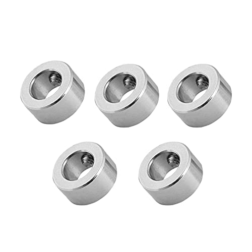 5 Stück 8mm Shaft Collar, Stellringe Edelstahl T8 Gewinde Schraubensicherungsring Lock Ring Isolierung, Für 3D Drucker von lyrlody