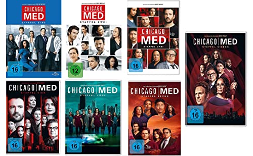 Chicago Med - Die kompletten Staffeln 1+2+3+4+5+6+7 im Set - Deutsche Originalware [37 DVDs] von m-m-m