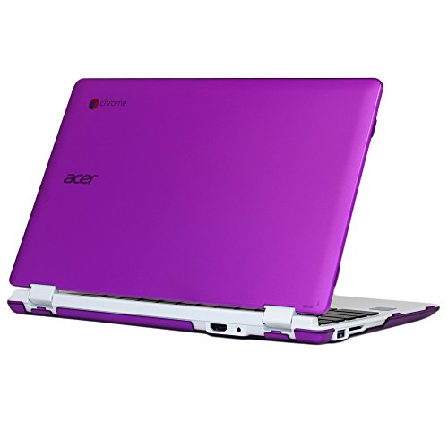 mCover Hartschalen/Schutzhülle Cover/Tasche Case für Neue 2016 Acer Chromebook 11 CB3-131 Serie mit IPS-HD-Display NUR Laptop - Violett von mCover