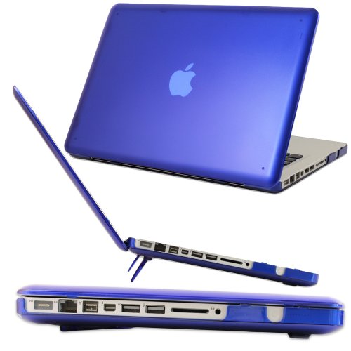 mCover hochwertigem Polycarbonat Hülle Schutzhülle Notebooktasche Hard - Shell - Case Tasche / Hartschale für Apple Macbbok Pro 13 Zoll (Modell A1278 mit DVD, Nicht für Macbook Pro 13 Zoll Retina Display) - Blau von mCover