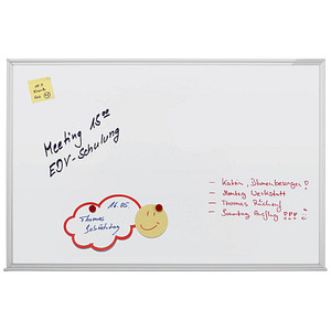 AKTION: magnetoplan Whiteboard 90,0 x 60,0 cm weiß lackierter Stahl von magnetoplan