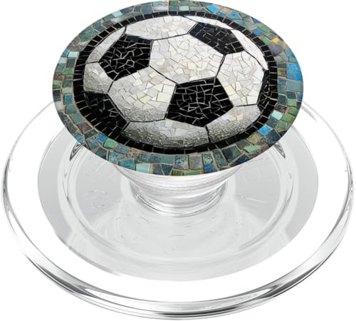 Fussball Ball Muster Print PopSockets PopGrip für MagSafe von marabonsDesignsForSoccerFans