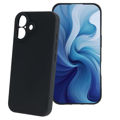 maxlife Handyhülle für iPhone 16 Pro Max Hülle Silikon Schwarz Matt 6,9 Zoll - Schutzhülle Schmutzabweisend - Kratzfest und rutschfest - Angenehm zu Berühren - Perfekter Case für Ihr Smartphone von maxlife