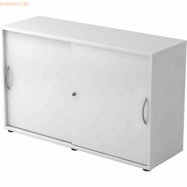 mcbuero.de Schiebetürschrank Derie 9 2 OH BxTxH 120x40x74,8cm Griff BM von mcbuero.de