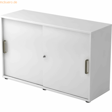 mcbuero.de Schiebetürschrank Derie 9 2 OH BxTxH 120x40x74,8cm Griff SG von mcbuero.de