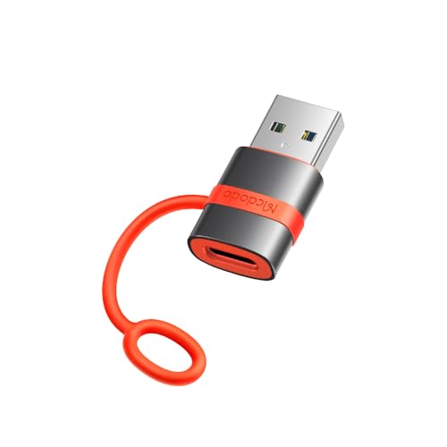 mcdodo Adapter USB C auf USB 3.0 USB-C Stecker auf USB Buchse OTG Adapter Kompatibel mit iPhone 15 Pro Max MacBook Pro Air iPad Samsung Galaxy iMac Surface und mehr (USB C auf USB A-1 Stück) von mcdodo