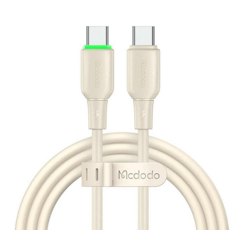 mcdodo Mcdodo CA-4770 Liquid Silicon Cable, USB-C - USB-C Kabel mit LED, 65W, USB-Kabel von mcdodo