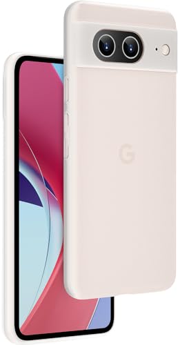 memumi Hülle für Google Pixel 8, Mehrweg Schlankes Extra Dünn Hardcase [0.3mm Halb Transparent] Anti-Fingerabdruck, FeinMatt Federleicht Schutzhülle kompatibel mit Google Pixel 8 -Weiß von memumi