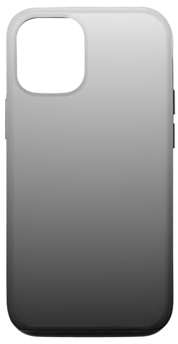 Hülle für iPhone 14 Handyhülle Farbverlauf Horizontal Weiß Schwarz von merchtotal