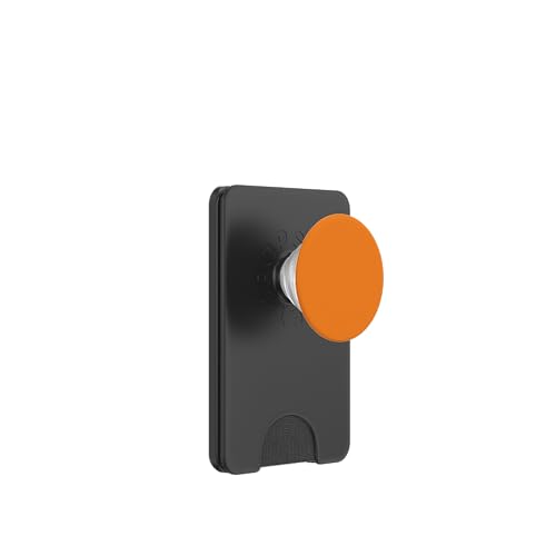 Orange Einfarbig FKJI PopSockets PopWallet für MagSafe von merchtotal