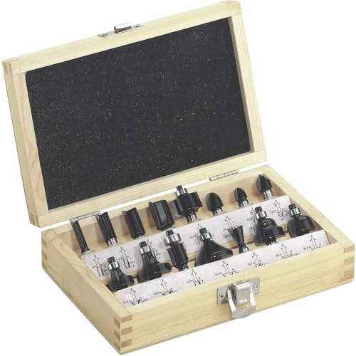 Metabo Fräsersortiment-SP, 8mm, 15-teilig – 631039000 – Fräser für Holz, Kunststoff und Metall Metabo Fräsersortiment-SP, 8mm, 15-teilig – 631039000 – Fräser für Holz, Kunststoff und Metall von metabo