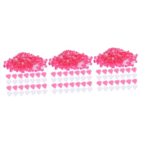 minkissy 3 Stück 10 Füllungen Zum Valentinstag Pompom Valentinstag Geschenktüten Füllbälle Rosa Geschenkkörbe Valentinstag Füller Valentinstag Geschenktüten Füller Schaumstoff von minkissy