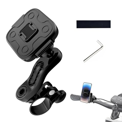 mivceklw Bikes Handlebar Phone Holder, Magnetic Anti-Vibration Mobile Phone Mount for Motorcycling, Secure Navigation Holder for Cycling, Phone Mount for Mountain Bikes, Adjustable and Sturdy Han von mivceklw