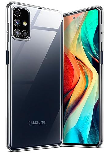 moex Aero Case für Samsung Galaxy M31s Hülle Durchsichtig, Silikon Handyhülle Transparent, Clear Case Ultra Slim, Backcover Schutzhülle Dünn, Silikonhülle Minimalistisch, Klar von moex