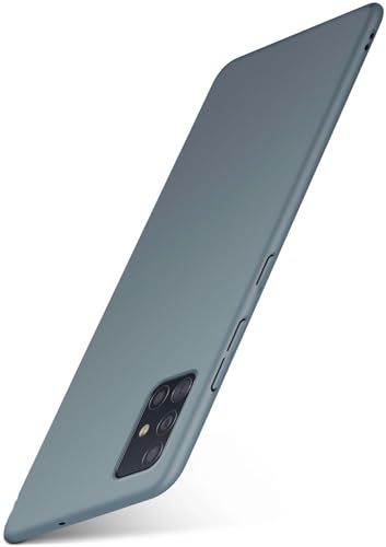 moex Alpha Case für Samsung Galaxy A51 Hülle minimalistisch Stoßfest und Leicht, Dünnste Handyhülle, Super Slim Schutzhülle Ultra Air Hardcase aus Kunststoff - Taupe von moex