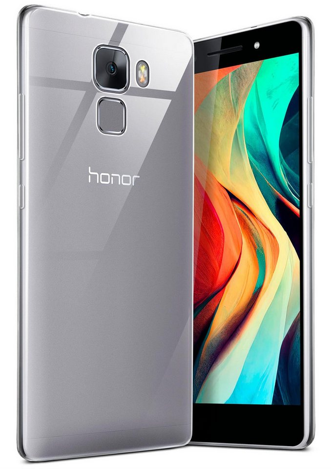 moex Handyhülle Aero Case für Huawei Honor 7 Premium, Hülle durchsichtig, Transparent Silikon Cover Schutzhülle Silikonhülle von moex