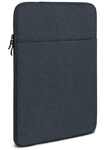 moex Tablet Tasche für Samsung Galaxy Tab S8 Ultra – Sleeve Hülle mit Fach für Zubehör, Polyesterfaser Schutzhülle Minimalistisch mit Reißverschluss, Wasserabweisend, Anthrazit von moex