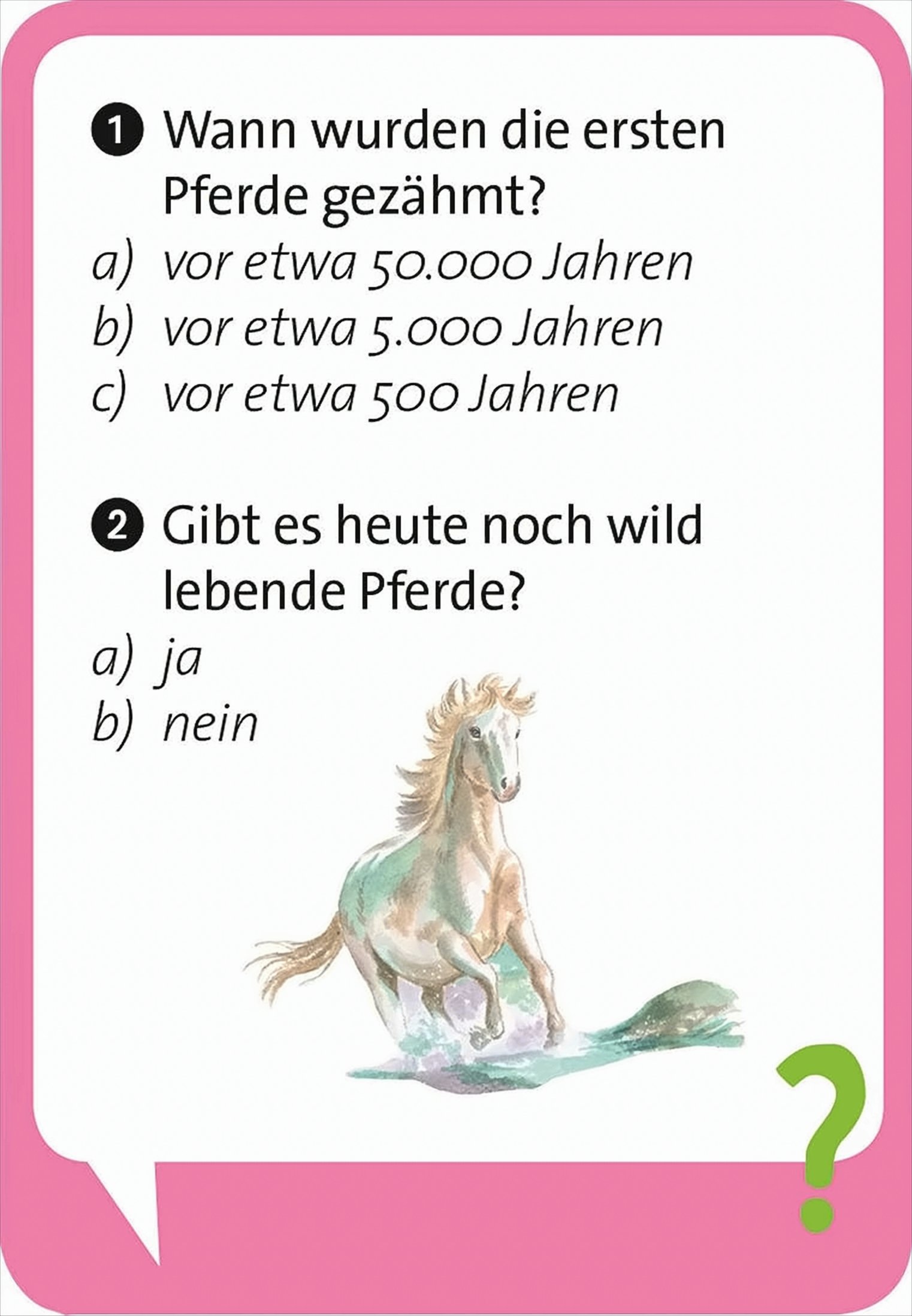 Pocket Quiz junior - Pferde von moses.Verlag GmbH