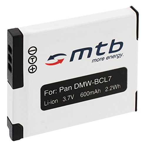 Ersatz-Akku DMW-BCL7 kompatibel mit Panasonic Lumix DMC-F5, FH10, FS50, SZ3, SZ8, SZ9, SZ10, XS1, XS3 von mtb more energy