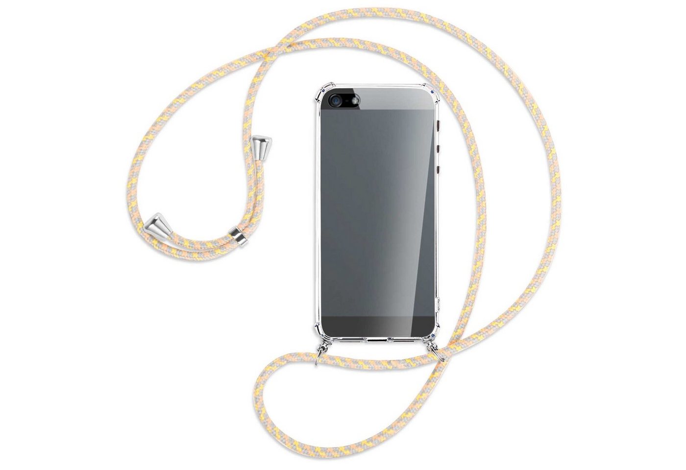 mtb more energy Handykette für Apple iPhone 5, 5S, SE (4.0) [S], Umhängehülle mit Band [NC-027-S] von mtb more energy