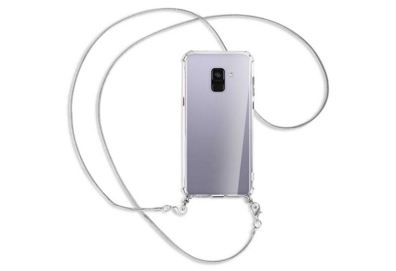 mtb more energy Handykette für Samsung Galaxy A8 Plus 2018 (A730, 6.0) [MK], Umhängehülle mit Metallkette [NC-047-MK] von mtb more energy