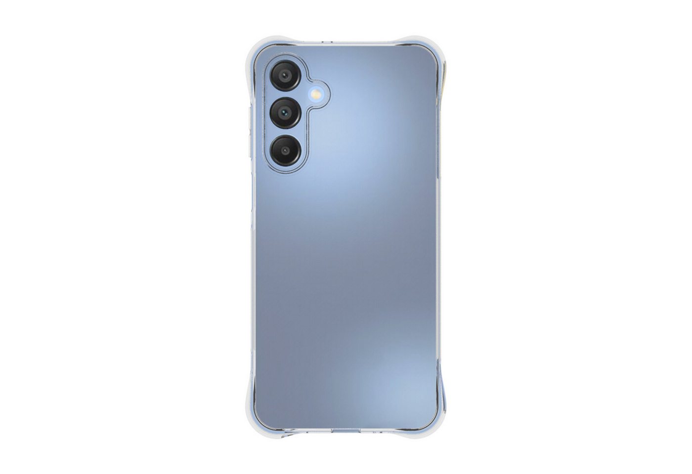 mtb more energy Smartphone-Hülle Clear Armor Case für Samsung Galaxy A16, Transparente TPU Schutzhülle Case Backcover mit Anti-Shock Verstärkung von mtb more energy