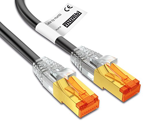 mumbi Ethernet LAN Network Cable Black 300cm von mumbi