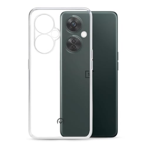 TPU Hülle passend für Oneplus Nord CE 3 Lite 5G Transparent Clear Case Schutz Handy Tasche Silikon mit mungoo Displayputztuch von mungoo mach mal anders ...