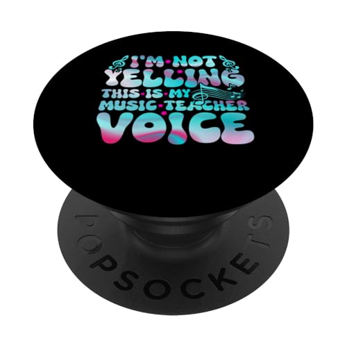 Ich schreie nicht, das ist Musiklehrer, Gesangslehrer. PopSockets mit austauschbarem PopGrip von music & musical Gift