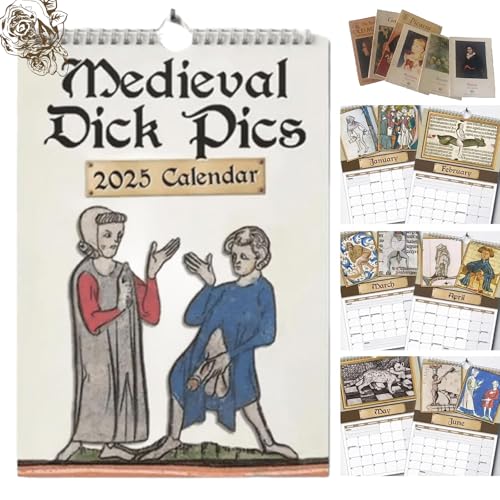 medieval dickpics kalender,Medieval Dick Pics 2025 Calendar,medieval Dick Pics,medieval Dick Pics Calendar,2025 Wall Calendar Strange Medieval Thick Wall Calendar,2025 Fun Bare Medieval Art 12 Month von mzvoo