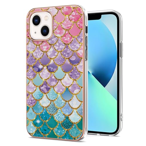 nancencen Kompatibel mit iPhone 14 (6.1") Hülle Weiches TPU Bumper Case Silikon Schutzhülle [Ultra Dünn] [Kratzfest] Kameraschutz Handyhülle für iPhone 14 - Pulverblau von nancencen