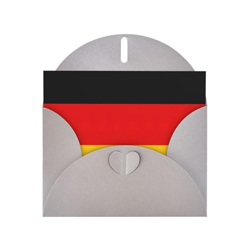 nanger Deutsche Flagge Thinking Of You Grußkarten Innen Blanko Notizen Für Geburtstag Hochzeit Mit Umschlägen von nanger