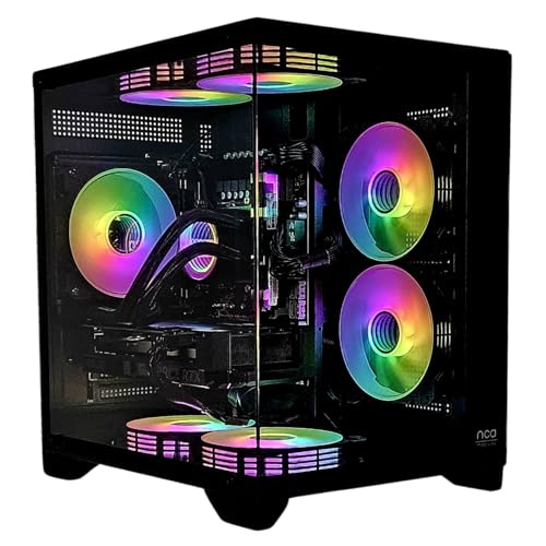 Gaming PC Phantom Intel XEON 10 Kerner | GeForce RTX 3050 | SSD HDD | RGB Lüfter mit Controller | Wasserkühlung | Windows 11 | WLAN (64GB RAM 1TB SSD 2TB HDD) von nca | the pc store