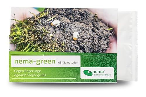 Nema-Green HB Nematoden zur Bekämpfung des Gartenlaubkäfers 50 Mio für 100qm von nema-green
